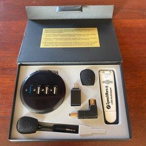NWOT SpeechWear USB Travelmike & Base (UTM+B)